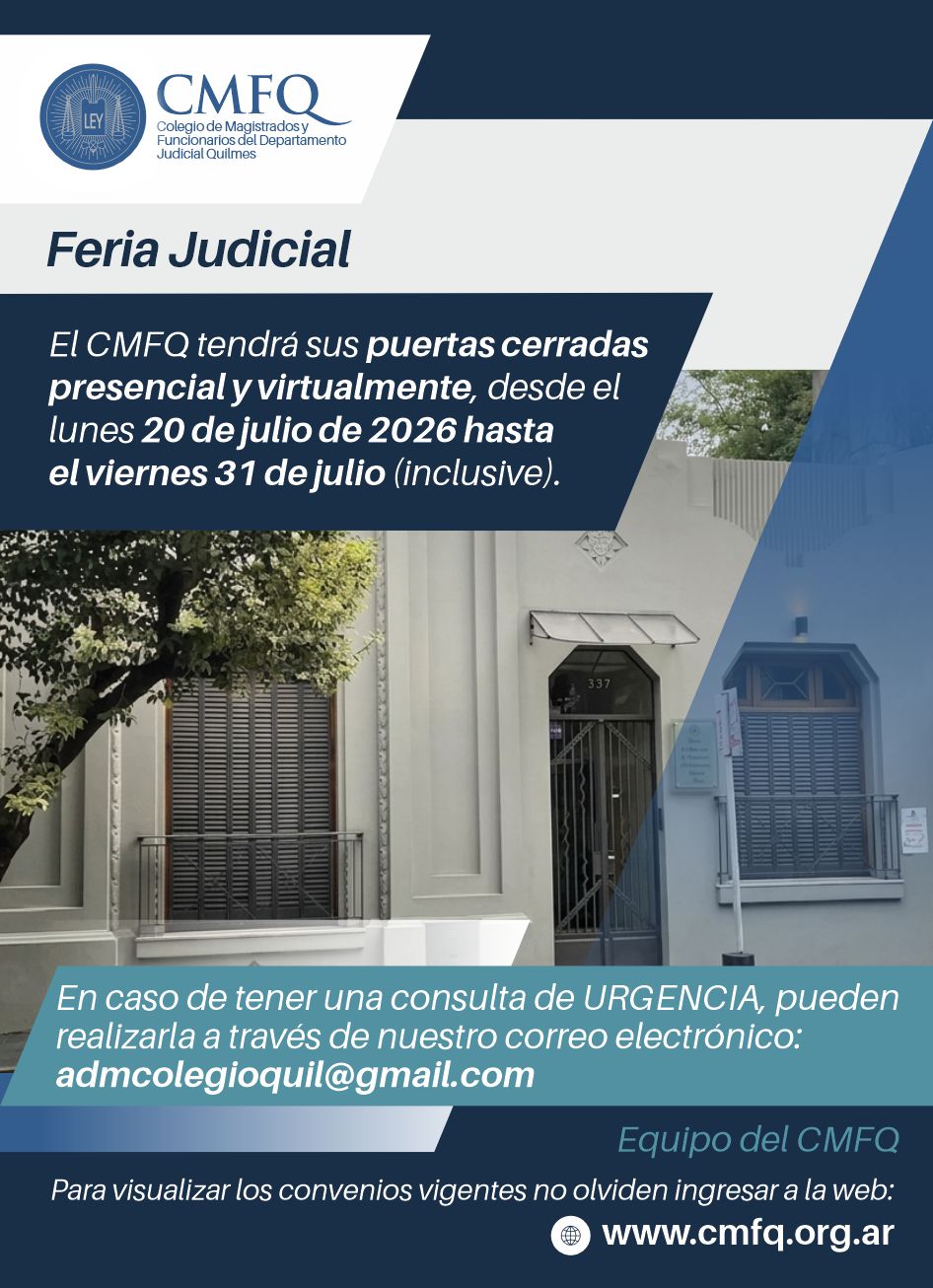 FERIA JUDICIAL DE INVIERNO 